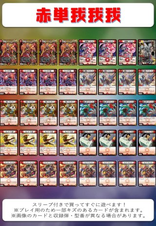 赤青墓地ソース オリジナル構築済みデッキセット 40枚[DM＿Special