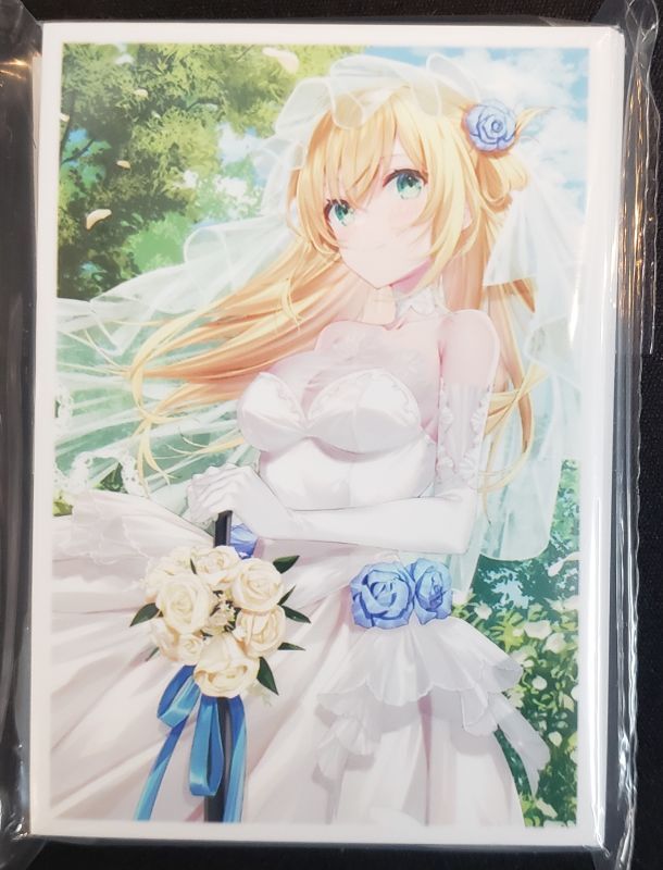 ミッドナイトブルー ミニカードスリーブ ウエディング 閃刀姫 レイ