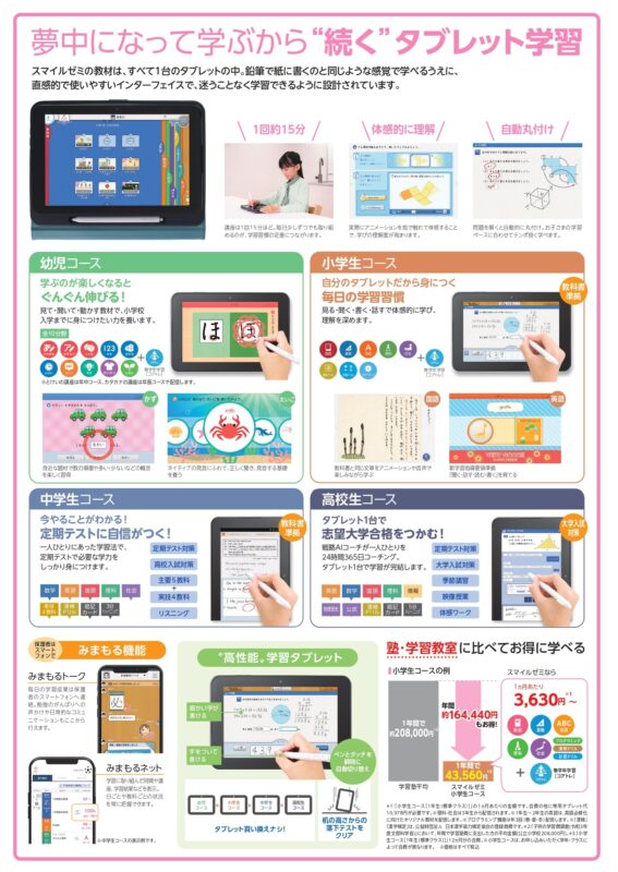 スマイルゼミ | 生活サービス事業部