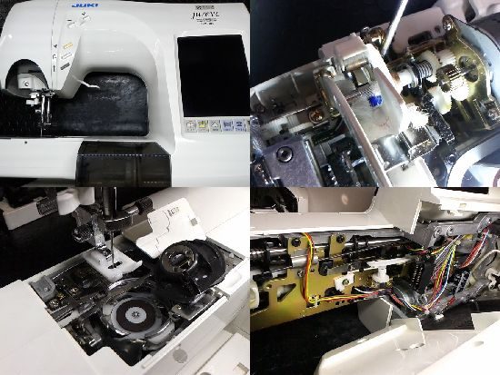 JUKIミシン修理｜Jureve｜HZL-010（ジグザグが綺麗縫えない