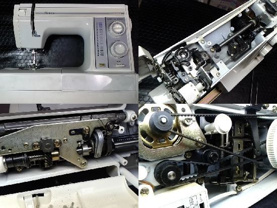 ジャノメミシン｜Plaire SP［モデル641型］分解メンテナンス | tetetta