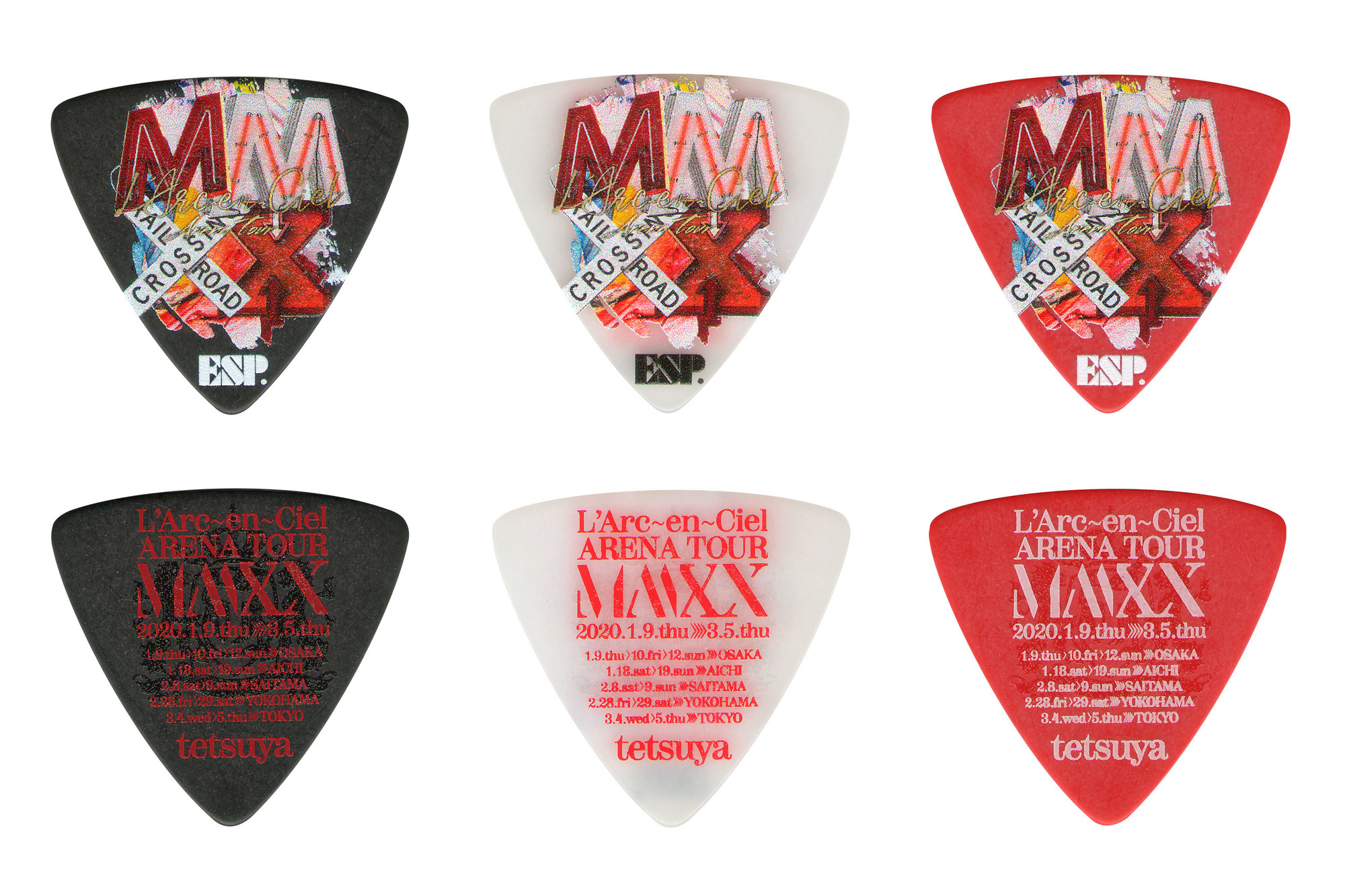 L'Arc～en～Ciel「ARENA TOUR MMXX」tetsuya ピック発売決定