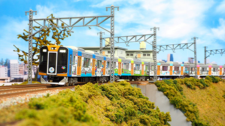 阪神1000系 阪神なんば線開業10周年記念ラッピング6両編成セット（動力