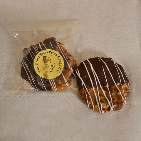 Chocolate Dipped Chewy Praline – The Great Texas Pecan Candy Company