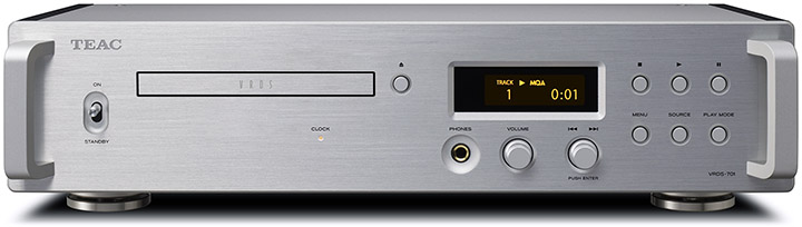 新開発のV.R.D.Sメカニズムを搭載した、TEAC70周年記念モデル、CD