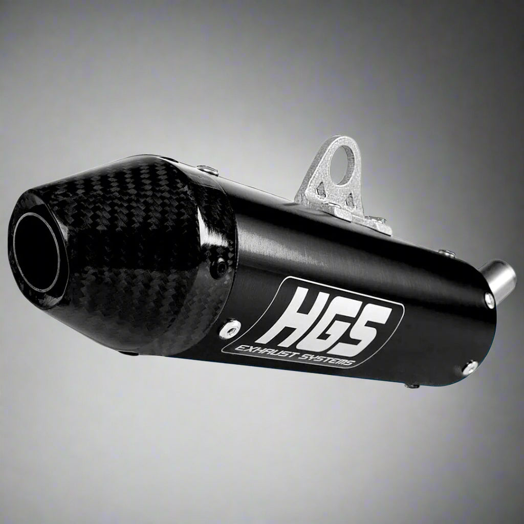 HGS ALUMINUM SILENCER WITH CARBON TIP YAMAHA YZ 125 2002-2026