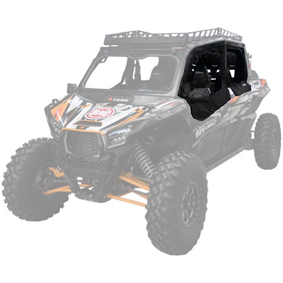 Tusk Zipperless Upper Doors for Kawasaki KRX4 1000