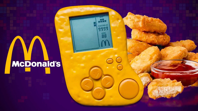 中国マクドナルドがチキンナゲット型の『テトリス』専用ゲーム機発売