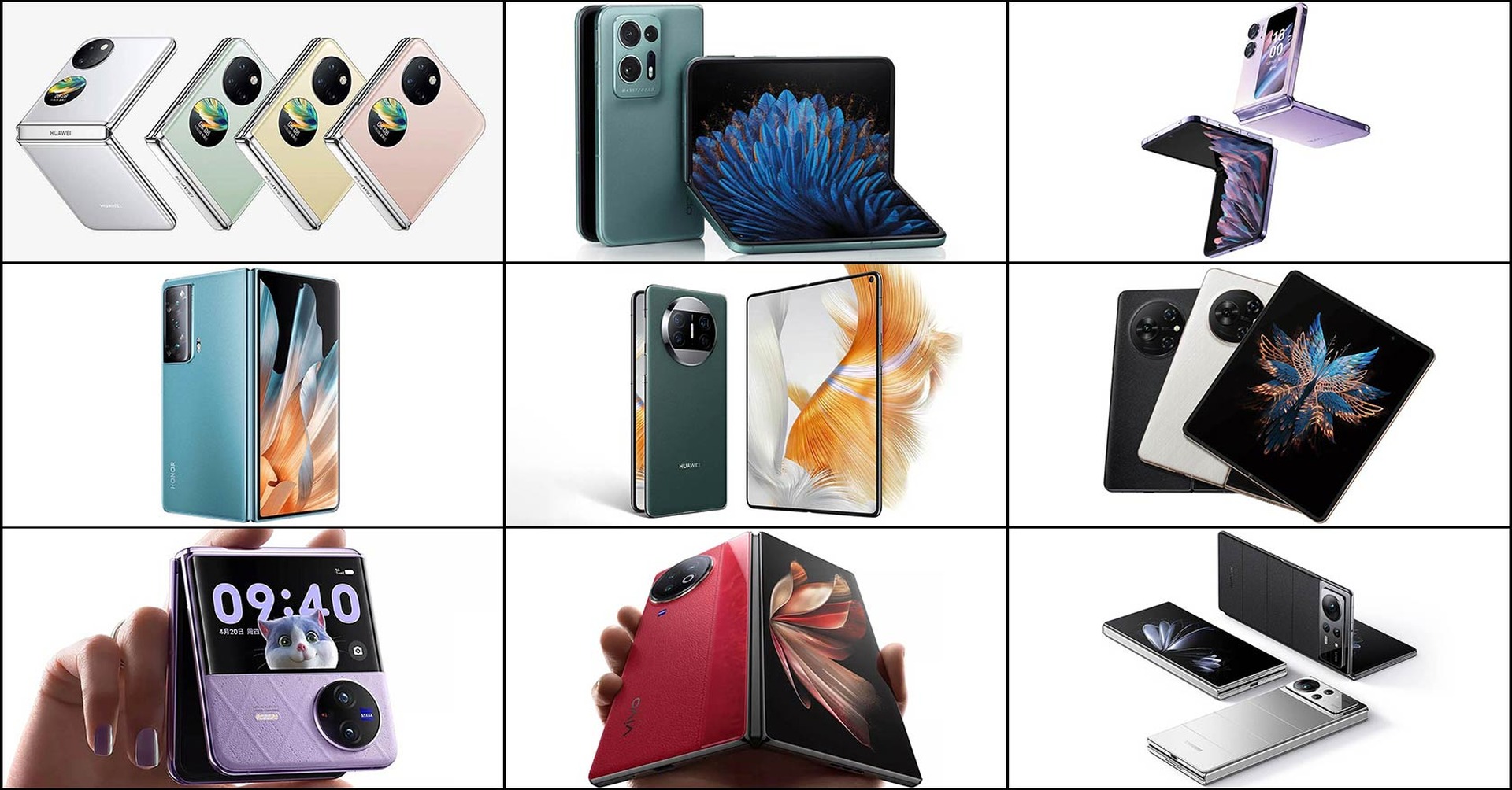 Pixel Fold、Galaxy Z Foldだけじゃない。海外の折りたたみスマホを