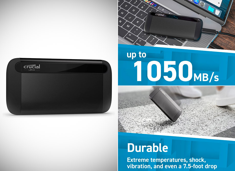 Don't Pay $220, Get a Crucial X8 2TB Portable SSD (USB 3.2) for