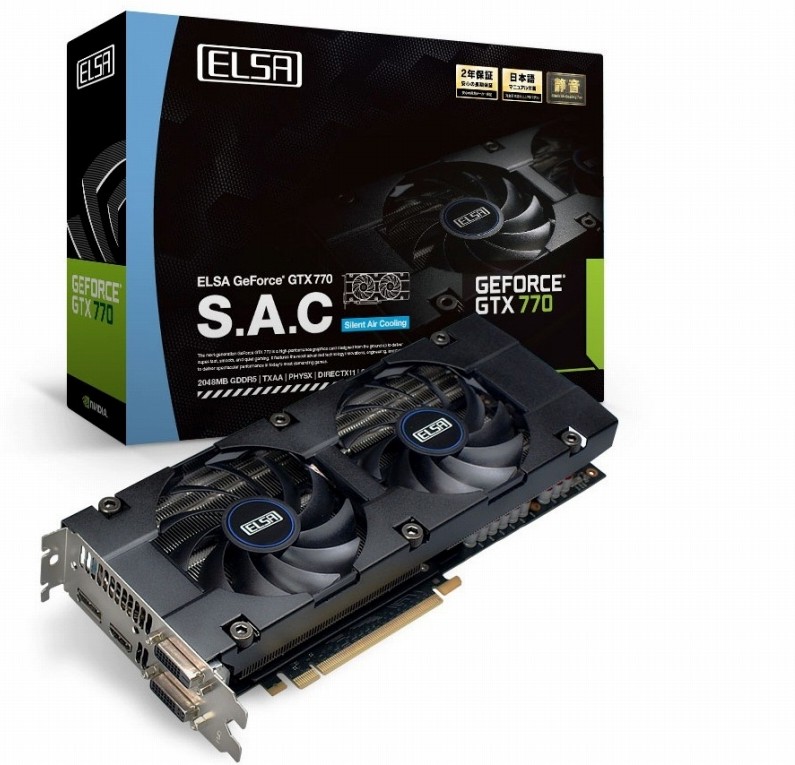 ELSA GeForce RTX 3050 S.A.C 8GB ELSA GeForce RTX 3050 S.A.C