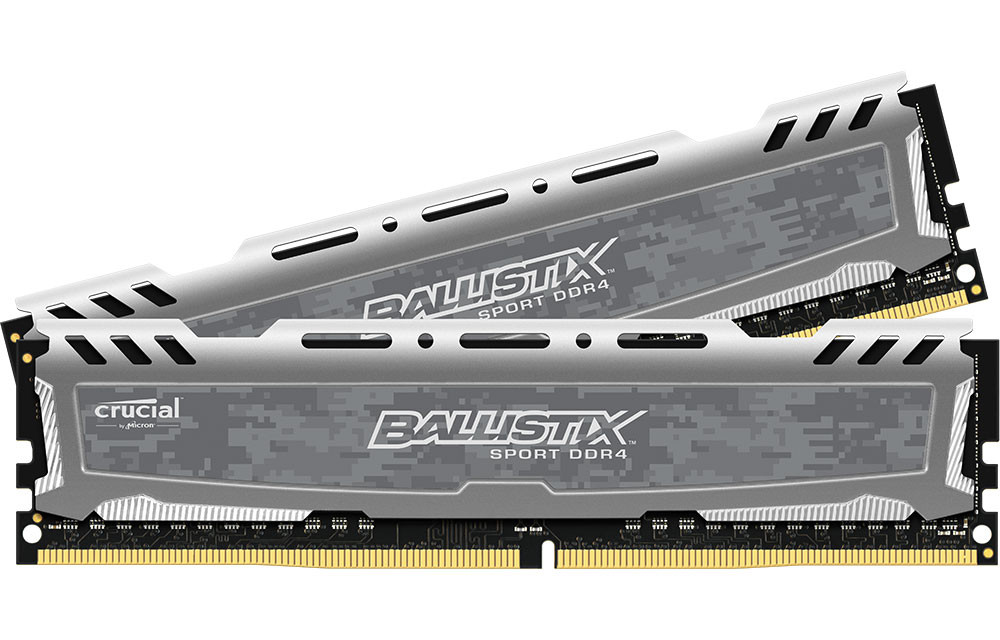 Crucial Introduces New Ballistix Sport and Tactical DDR4 Gaming