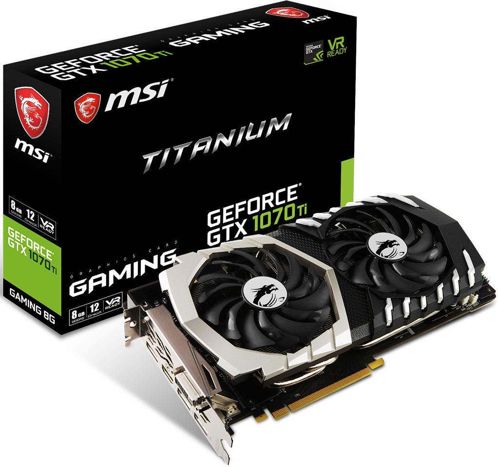 MSI Announces its GeForce GTX 1070 Ti Gaming, Duke, and Aero
