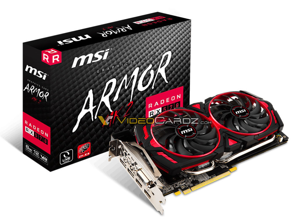 MSI Radeon RX 570 Armor MK2 Graphics Card Pictured | TechPowerUp