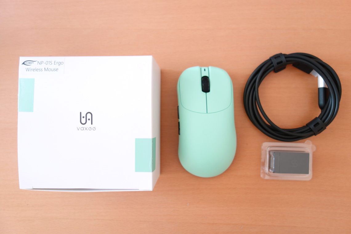 VAXEE Zygen NP-01S Ergo Wireless Review - Packaging, Weight, Cable