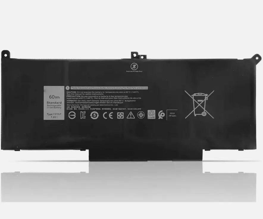 Bateria DELL F3YGT 7.6V 60Wh para Latitude 7480 7490 7280 7290