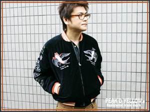 PYSK-1008 | スカジャン | PEAK'D YELLOW