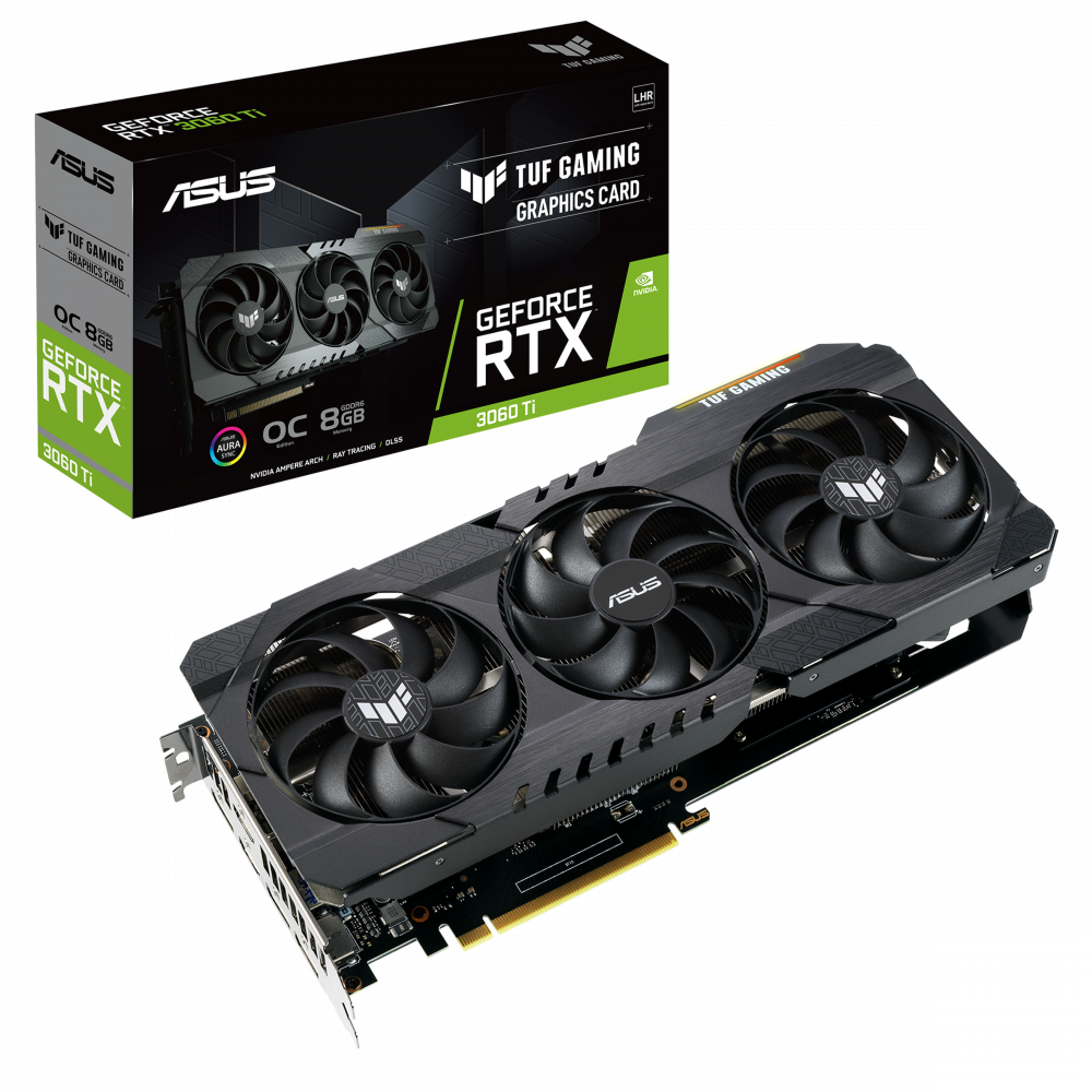 TUF-RTX3060TI-O8G-V2-GAMING - 3連ファン採用3060 Ti V2搭載