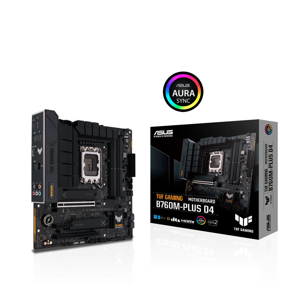TUF GAMING B760M-PLUS D4 ― ASUS インテル® Socket LGA1700 第13世代
