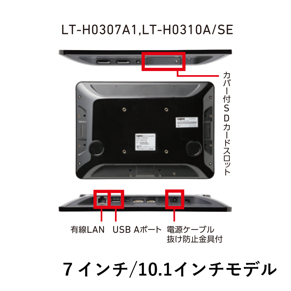 ロジテック 〝バッテリーレスタッチパネルPC〟LT-Hシリーズ｜テック