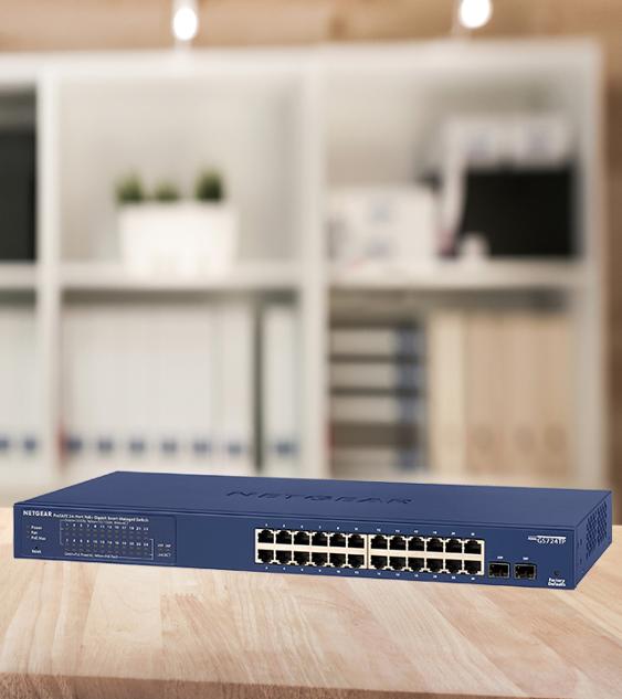 GS724TP-200AJS ― POE+対応 (190W) ギガビット24ポート スマート