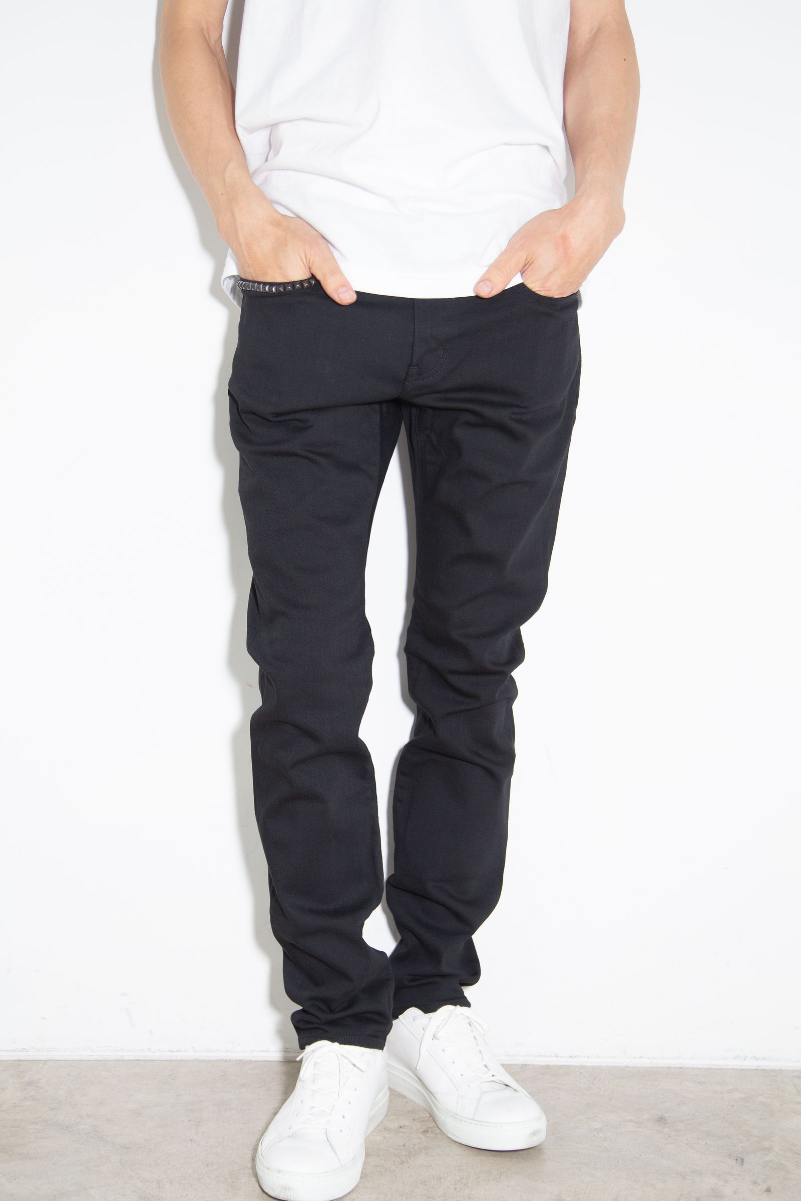 HYSTERIC GLAMOUR - 【人気定番商品】 ブラックデニムスリムパンツ