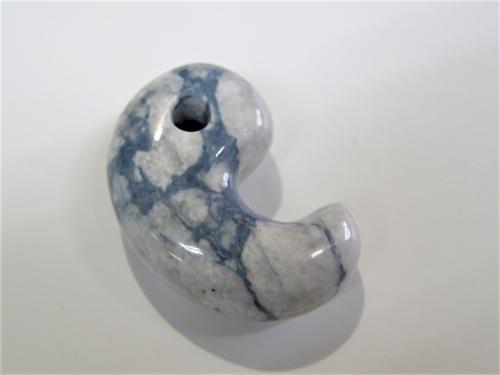 店内加工 大型勾玉 【糸魚川翡翠】 本翡翠 勾玉 青翡翠｜郡山や田村で