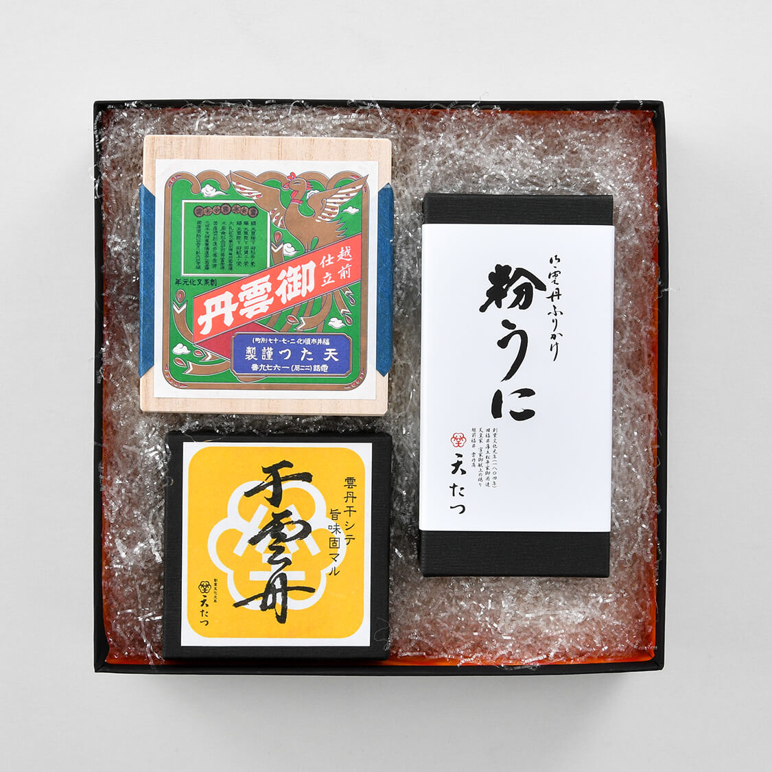 天たつ雲丹三種詰合 (大) - 天たつ 福井片町本店 二百年雲丹商 | 公式