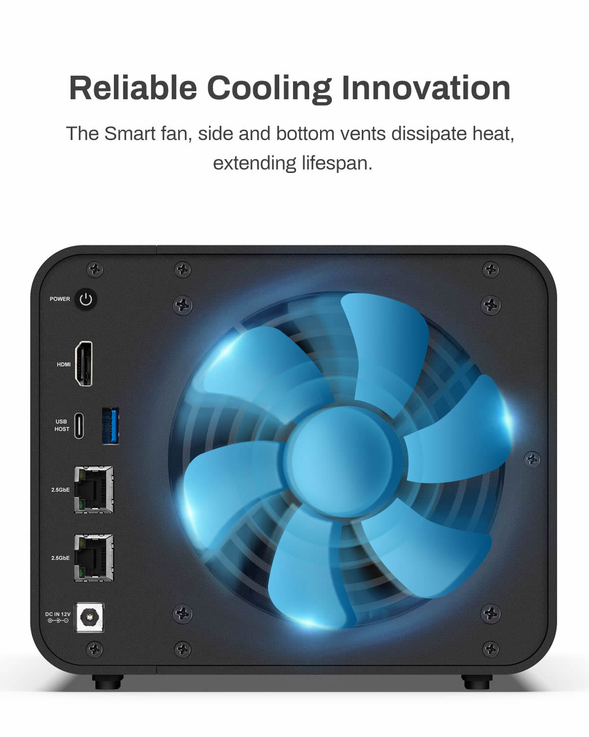 TERRAMASTER F4-424 NAS 4ベイ – Intel N95クアッドコアCPU、8GB DDR5