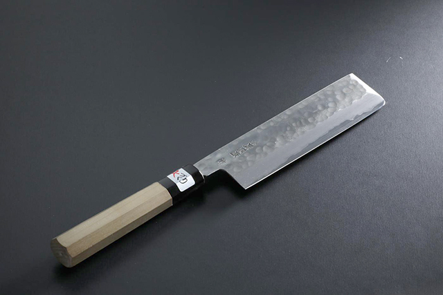 未使用】 左利き用 藤原照康作 柳刃包丁 240mm 未使用】 左利き用 藤原