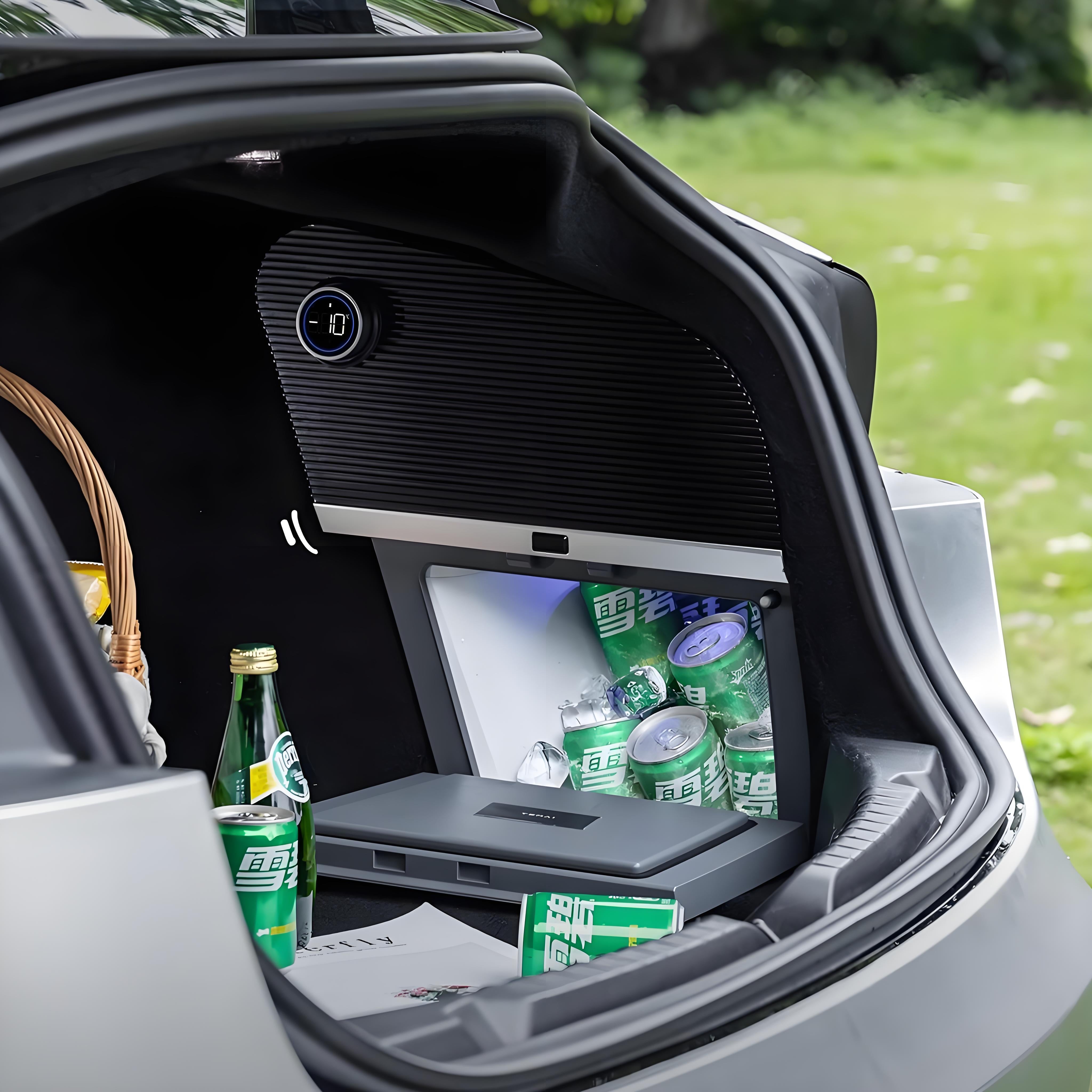 Tesla Model 3 Highland 冷蔵庫 - リアトランク カーフリッジ | TESERY