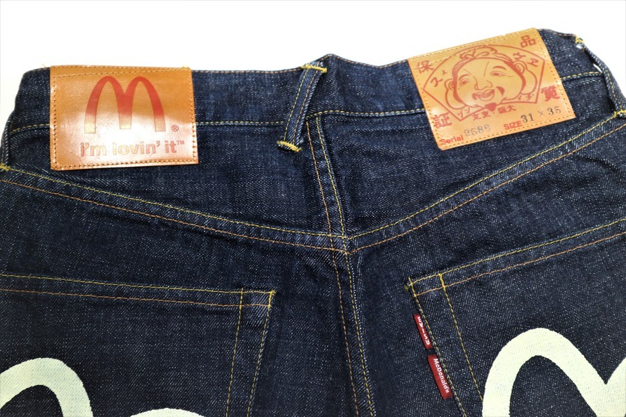 EVISU×McDonald's（エヴィス×マクドナルド）限定コラボデニムを特上の