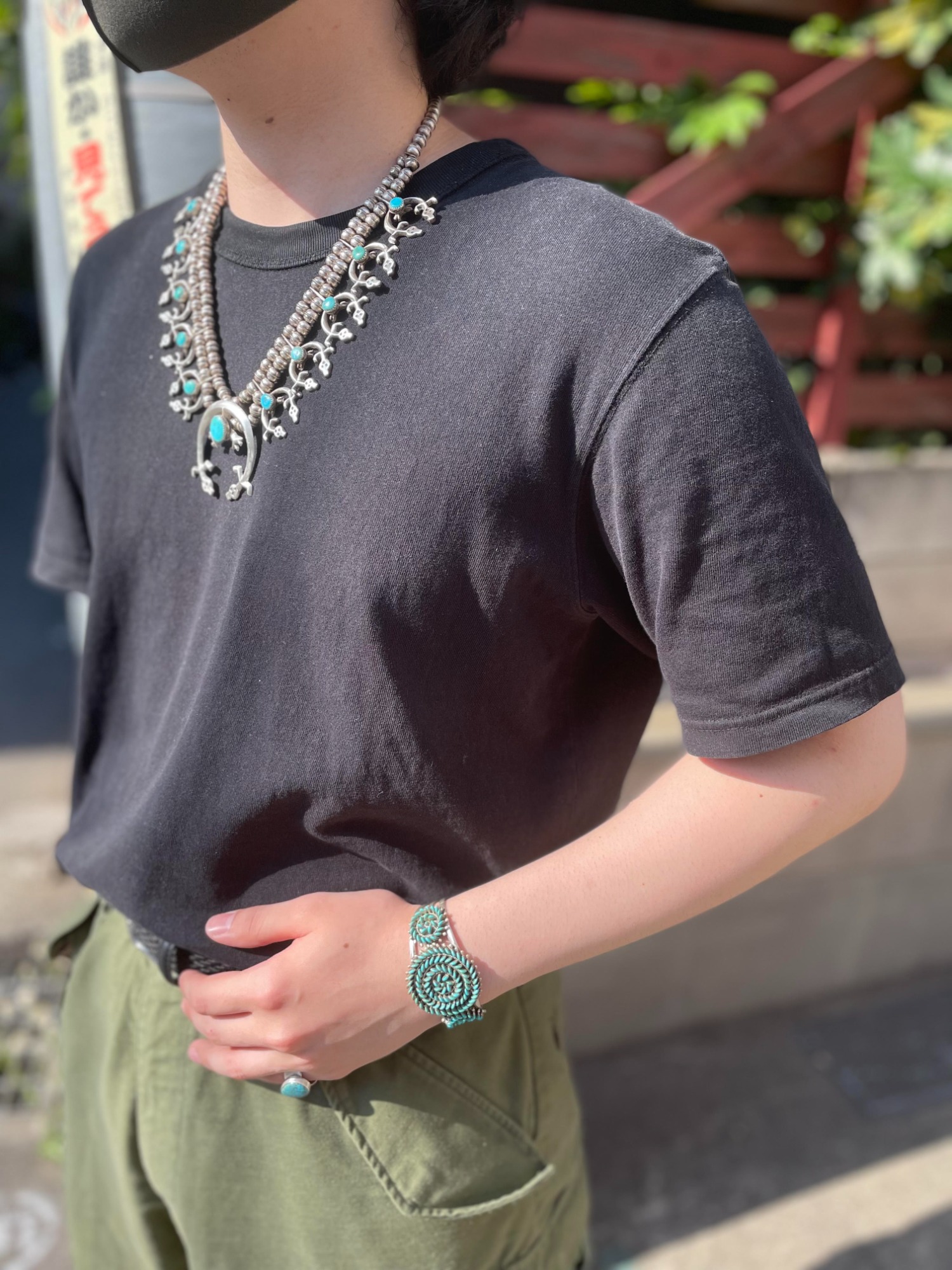 indian jewelry/インディアンジュエリー】迫力のナジャスカッシュ