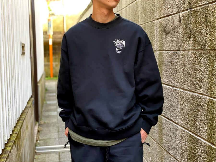 Nike x Stussy/ナイキ x ステューシー】よりInternational Crewneck
