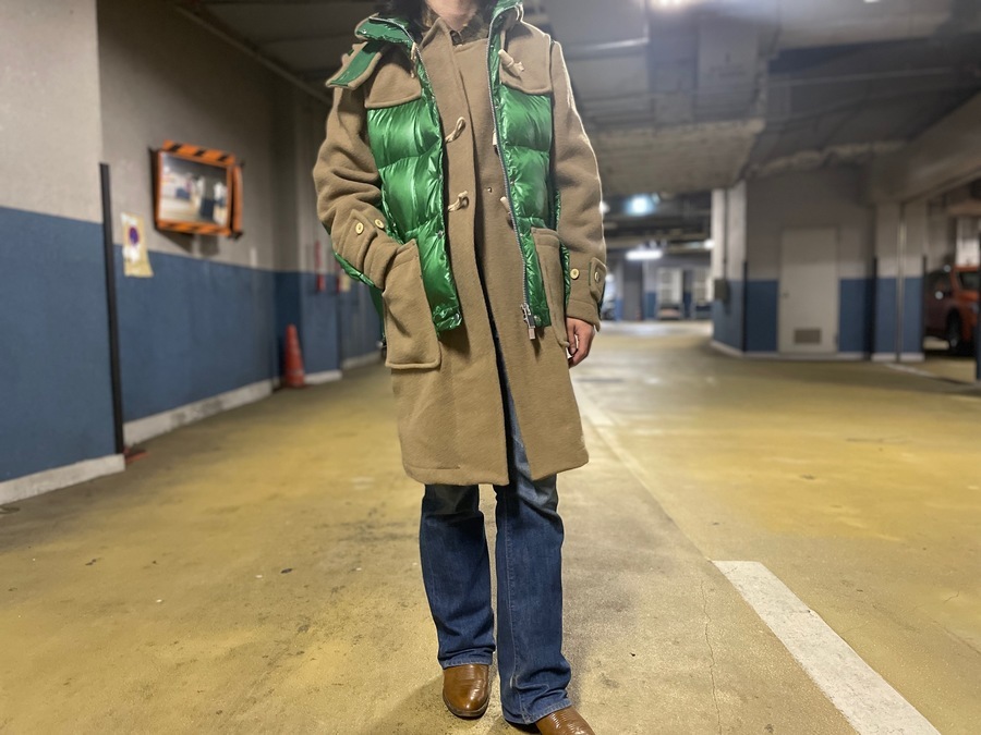 sacai×Gloverallからダウンドッキングダッフルコートのご紹介です