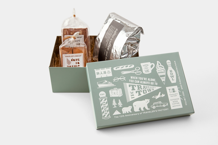 トラベラーズファクトリー12周年記念缶セット