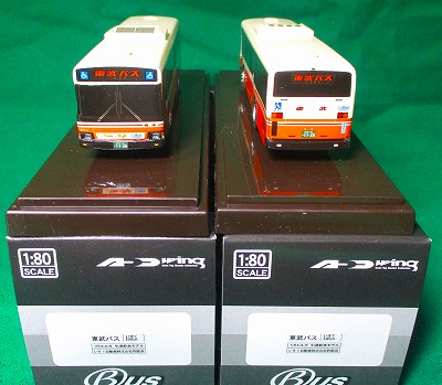 東武バス いすゞ旧エルガ 1/80 アドウイング製 AW-048 ｜アドウィング