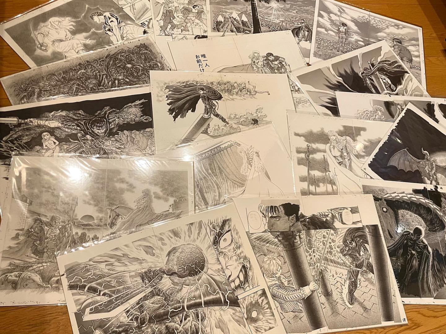 大ベルセルク展で購入した複製原画 | サンクユーWEB制作ブログ