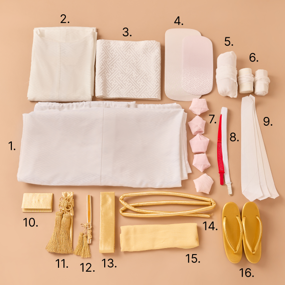 色打掛・松梅鶴｜白無垢・色打掛レンタルなら結婚式着物専門の【THE