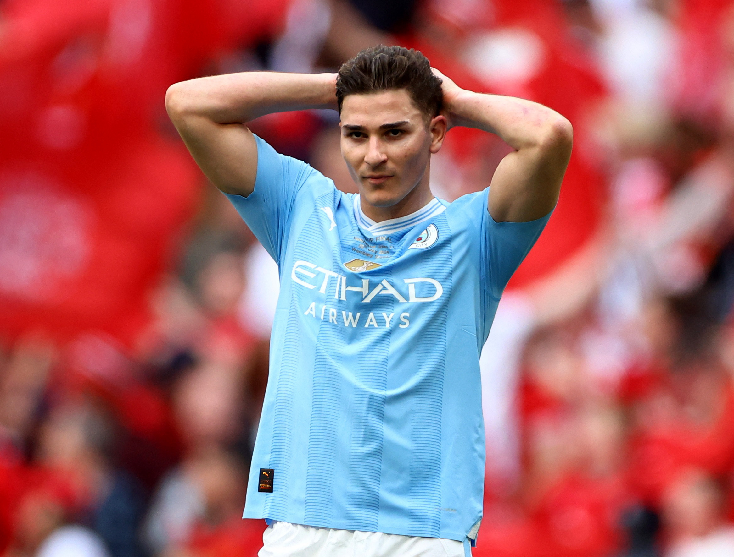 Julian Alvarez 'asks to LEAVE Man City after rejecting new