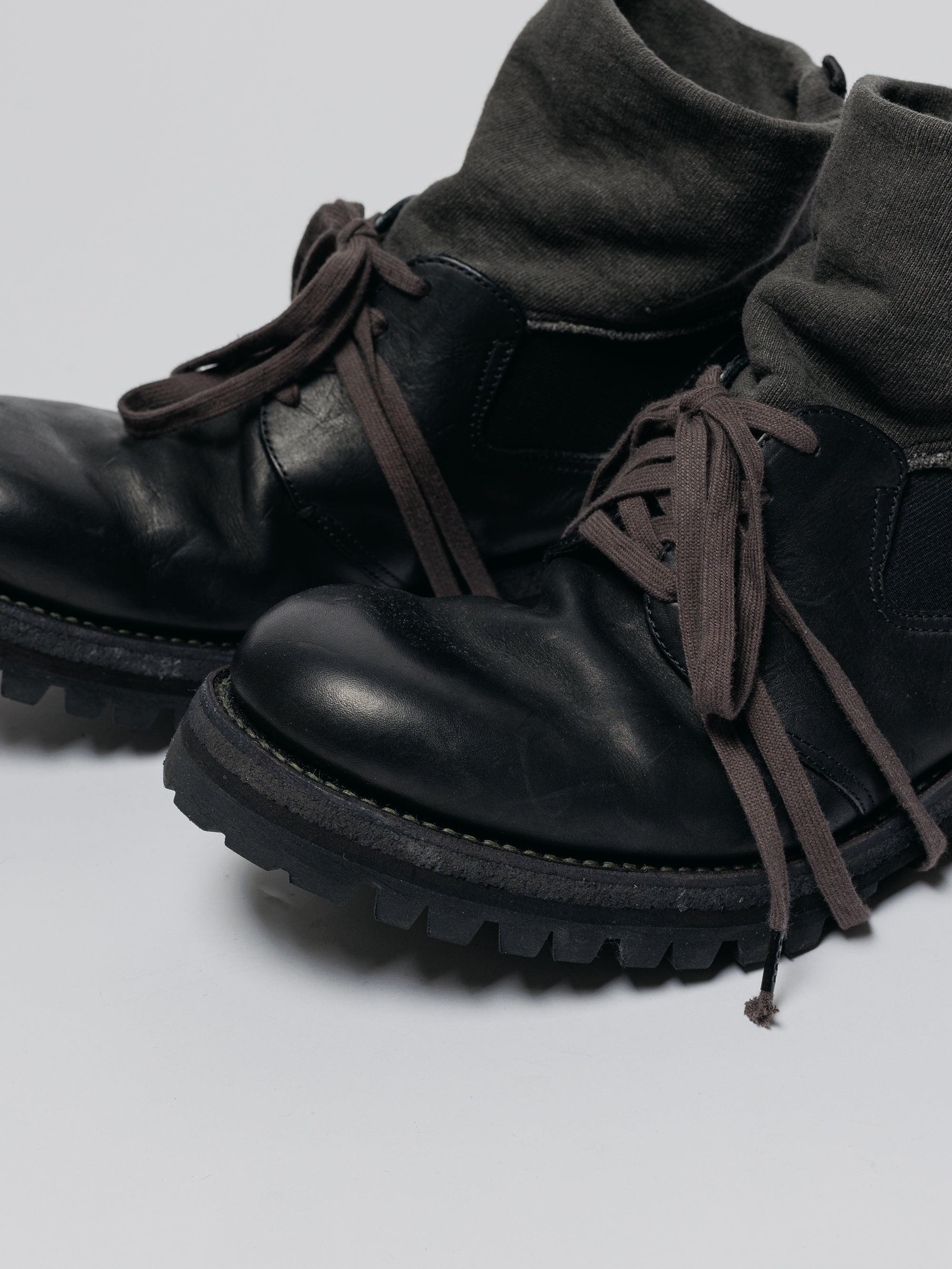 THE VIRIDI-ANNE TVA 23FW COTTON RIB DERBY SHOES – The Viridi-anne