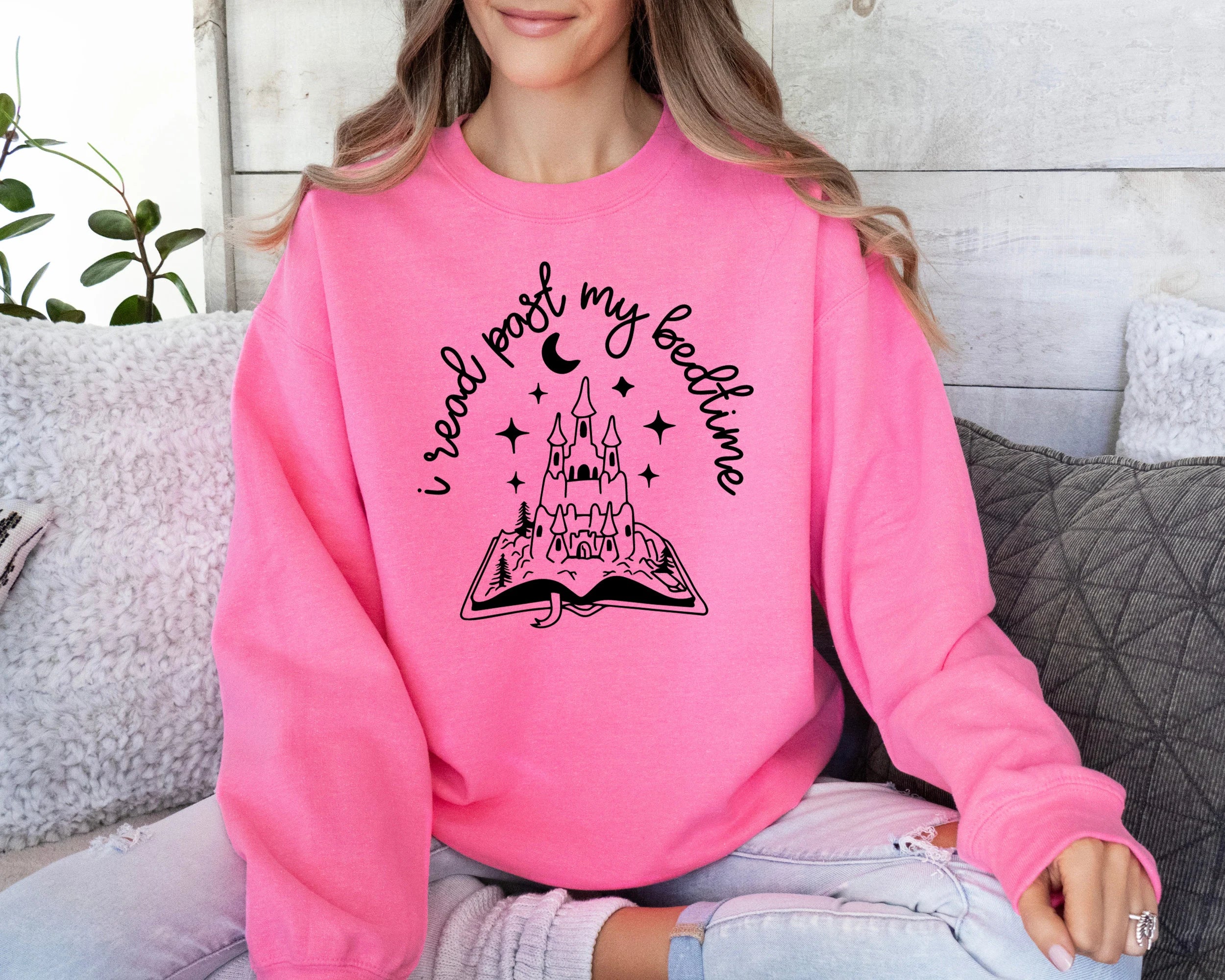 I Read Past My Bedtime Sweatshirt | Kids Reading Sweatshirt – The
