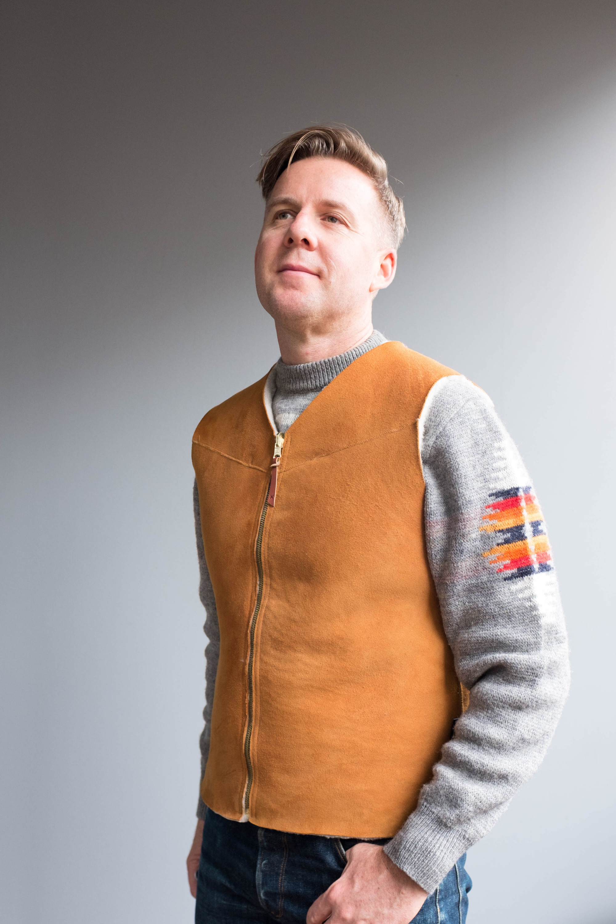 Tailored sheepskin vest - thebetterlivingindex.com