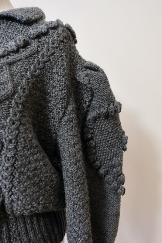 SIIILON Cathedral knit cardigan grey - The Galaxy Harmony!!!!