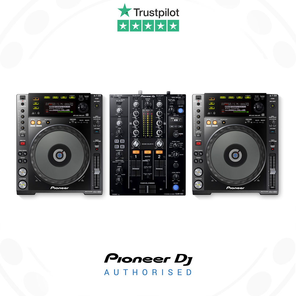 Pioneer CDJ-850K and DJM-450 DJ Package