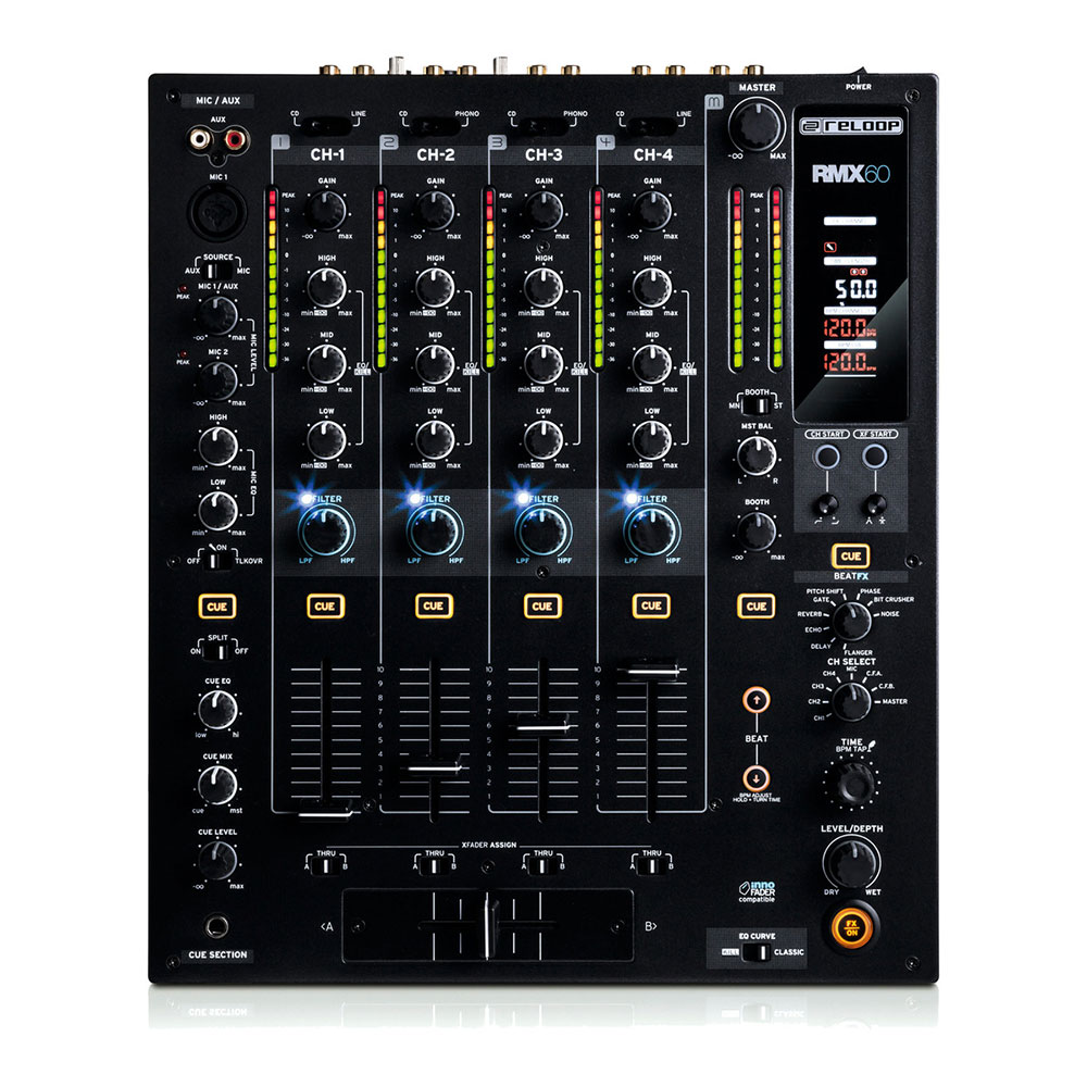 Reloop RMX-60 Digital 4-Channel Club Mixer With Effects