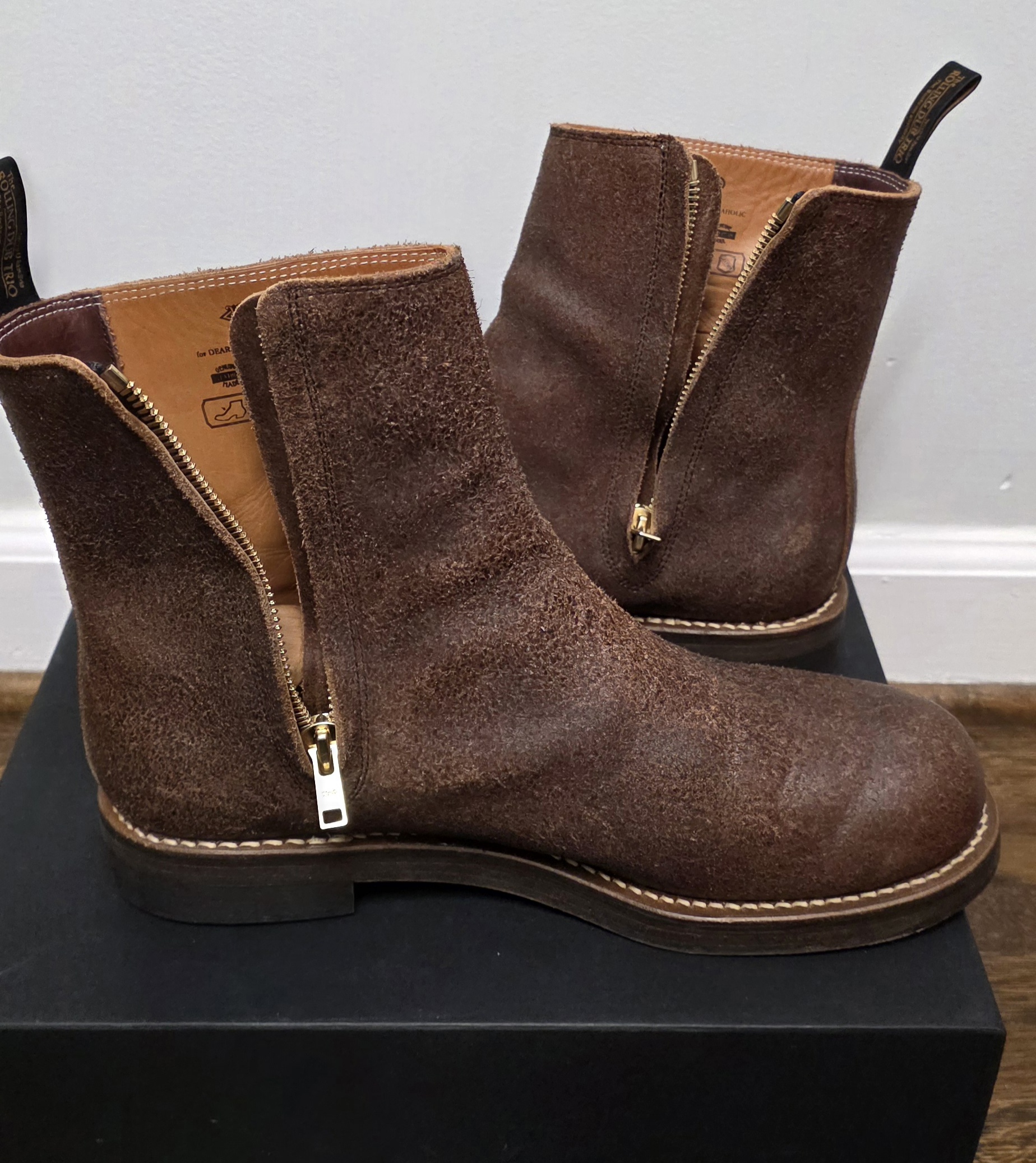 Rolling Dub Trio Brown Waxed CXL Casper size 9 | The Fedora Lounge