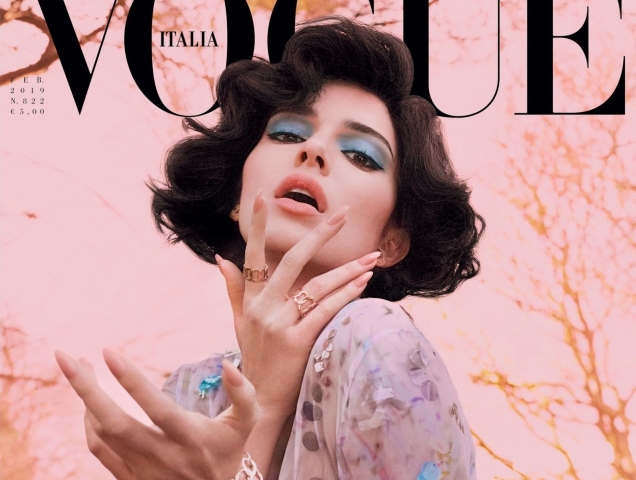 Kendall Jenner Vogue Italia February 2019 - theFashionSpot