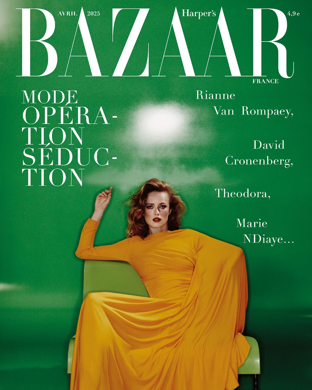 Rianne van Rompaey Harper's Bazaar France April 2025 - theFashionSpot