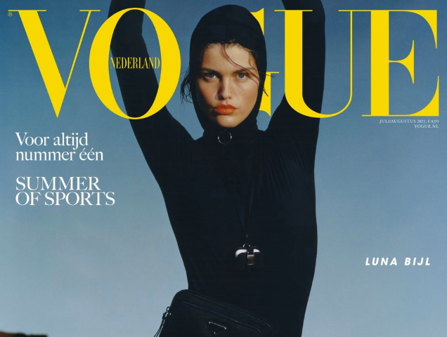 Luna Bijl Vogue Netherlands July August 2021 - theFashionSpot